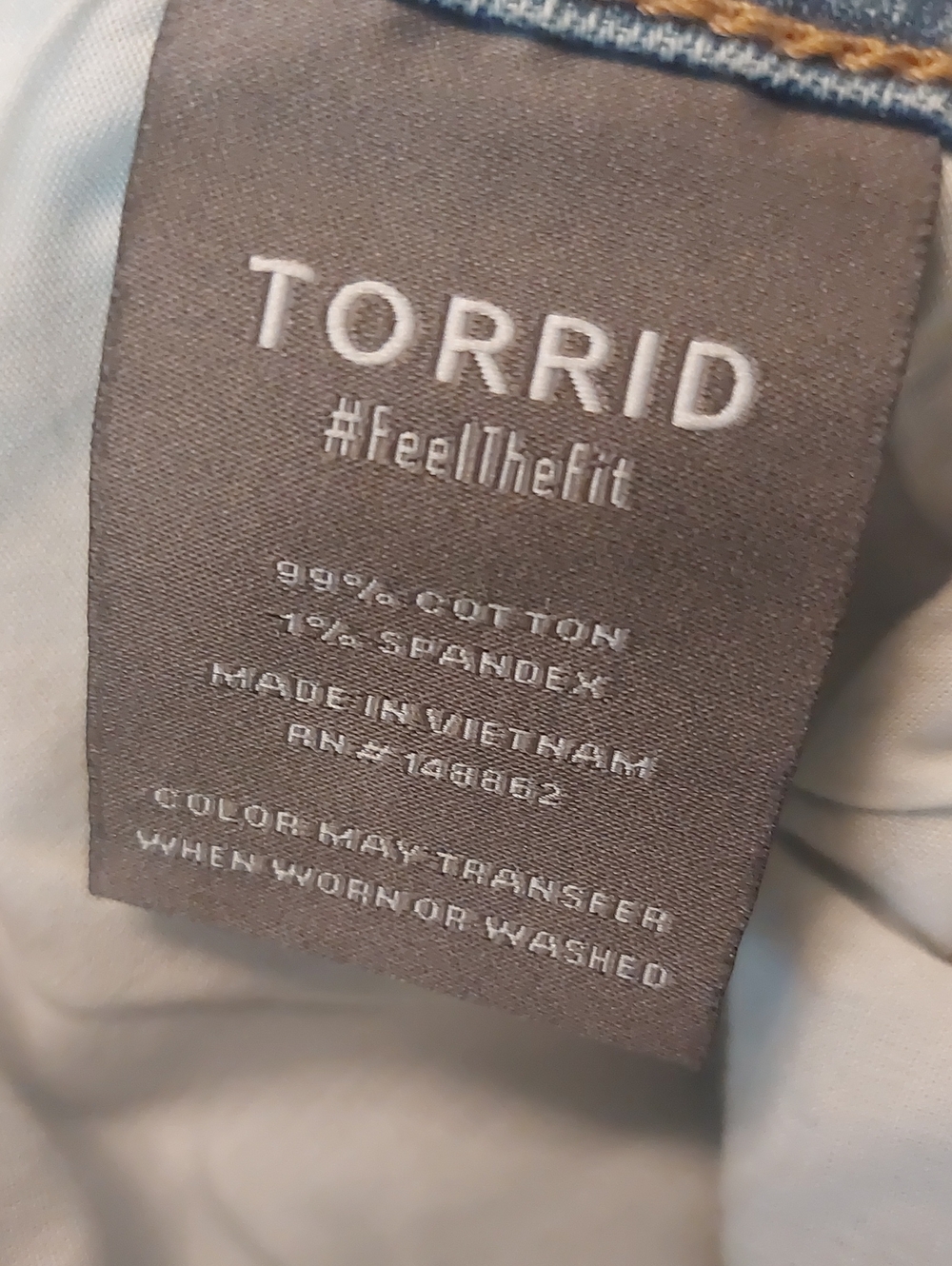Torrid Blue Denim Midi Split Front Jean Skirt Sz 20 *Runs Bigger - Picture 6 of 15